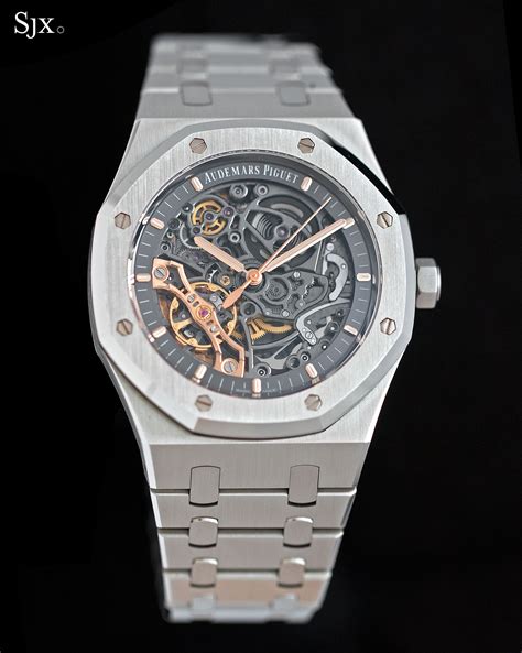 audemars piguet royal oak open worked skeleton worth|ap royal oak price chart.